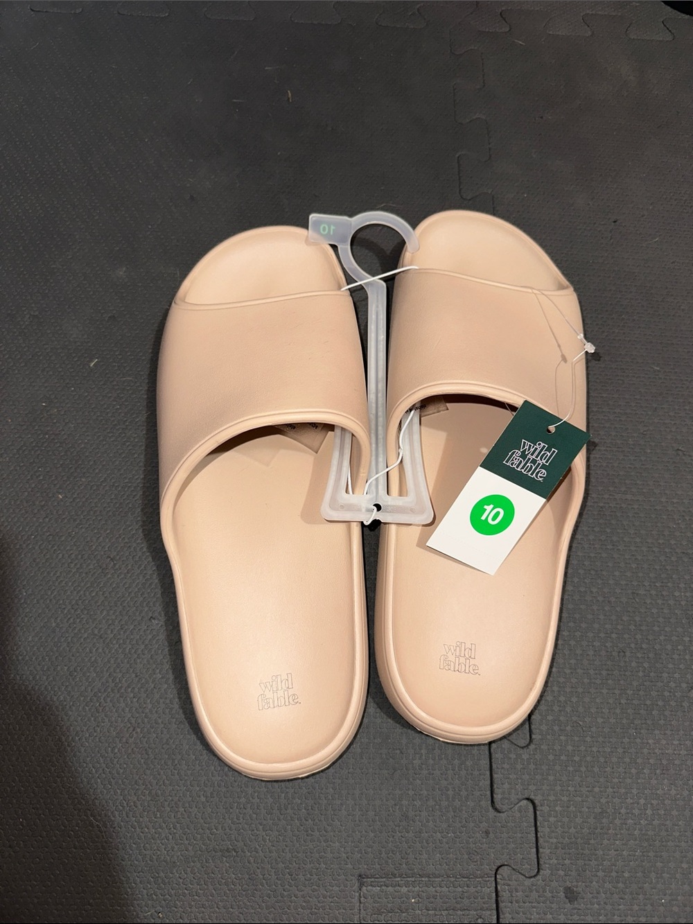 wild fable Tan Slide Sandals
